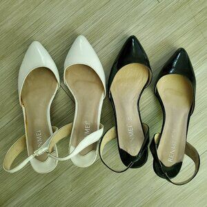 NWT two pairs of shoes Closed Toe Women's Heels Shoes Size 39(US 8)